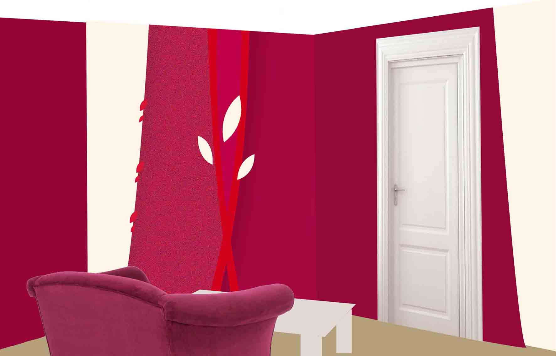 DESIGNER d'intérieur-ARTISAN DECORATEUR-Artisan peintre decorateur angers-spécialiste des papiers peints-DECORS CREES par marqueterie avec les PAPIERS PEINTS angers- ANGERS RENOVATION d'intérieur et CREATIONS MURALES en ANJOU-ANGERS (49)- ile de ré (17 )
